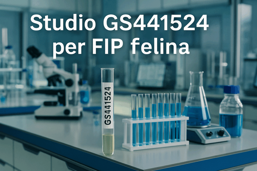 GS441524 FIP gatto: la vera speranza per curare la FIP 1 Studio GS441524 per FIP felina – test di laboratorio farmaceutico
